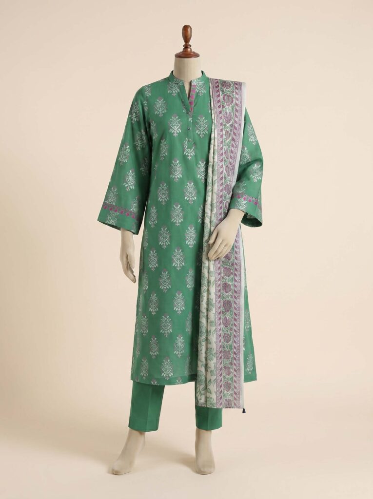 3 Piece - Printed Lawn Suit
