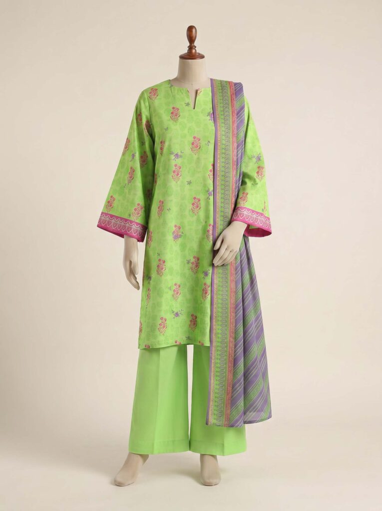 3 Piece - Printed Lawn Suit