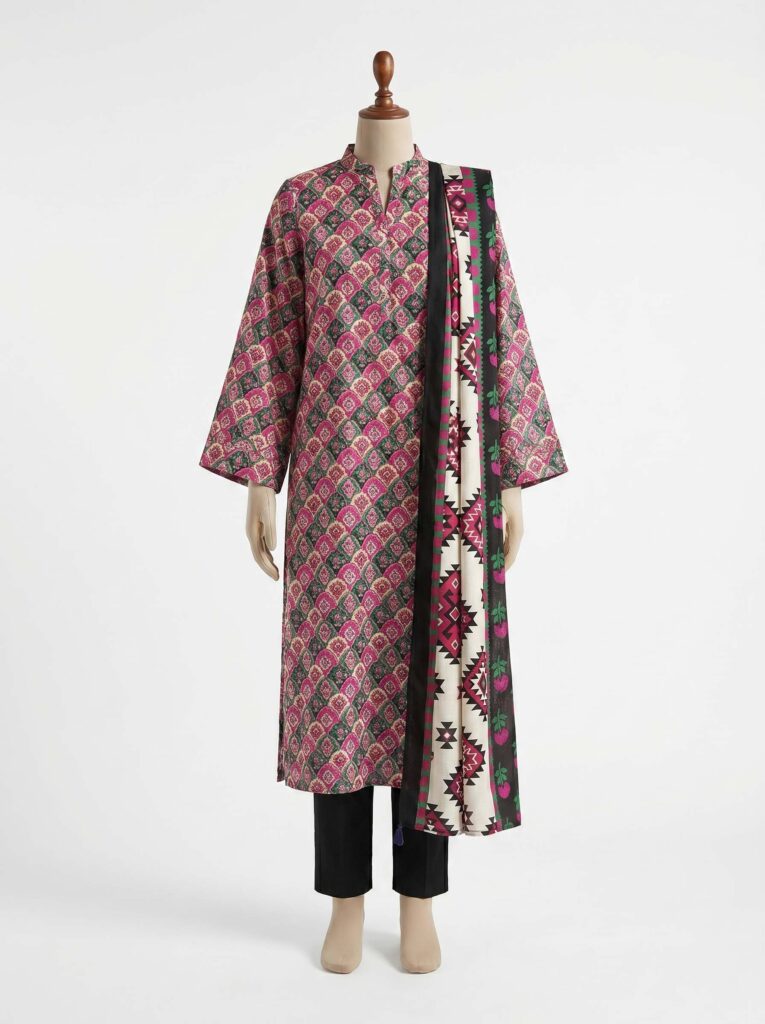 3 Piece - Printed Lawn Suit