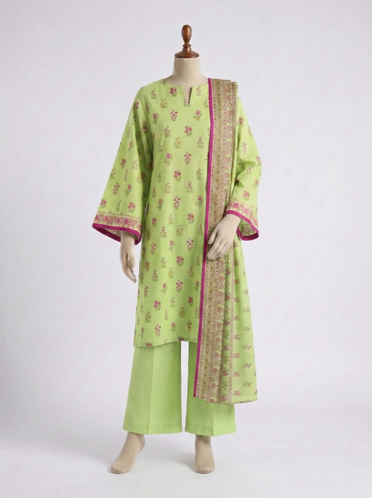3 Piece - Printed Lawn Suit
