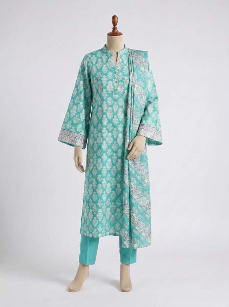 3 Piece – Printed Lawn Suit