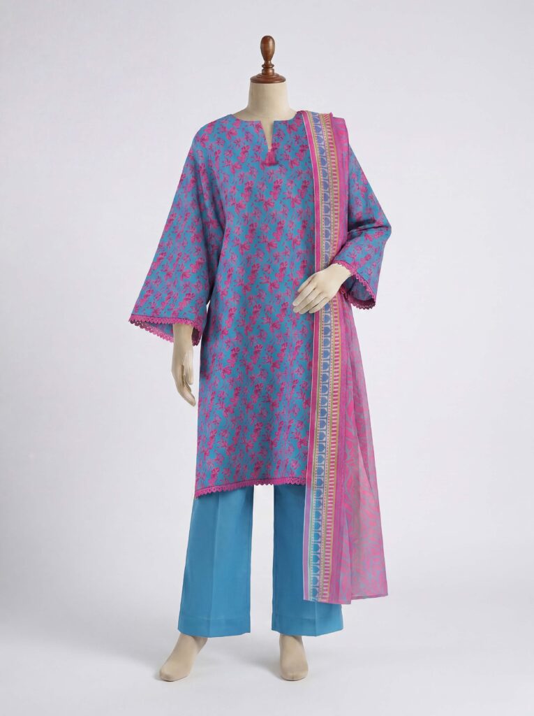 3 Piece - Printed Lawn Suit