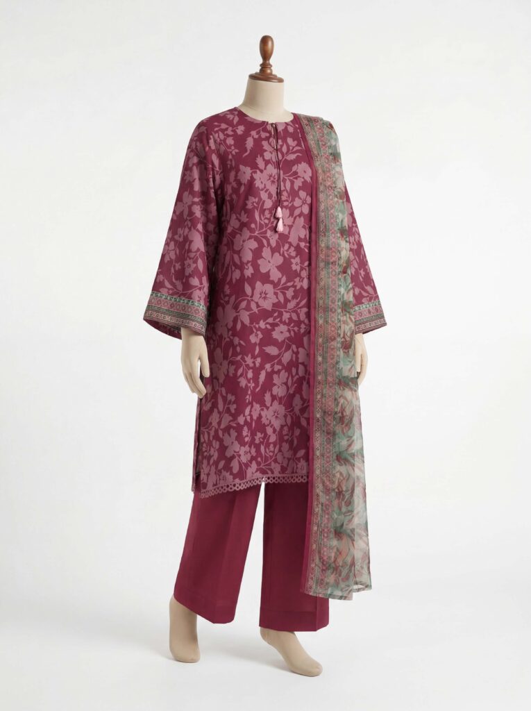 3 Piece - Printed Lawn Suit