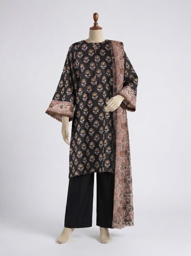 3 Piece - Printed Lawn Suit